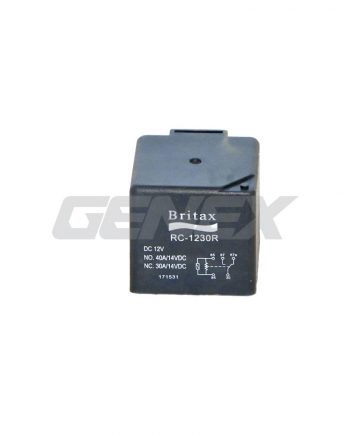 Mini Changeover Relay - 5 Pin, Resisted, 12V, 40A
