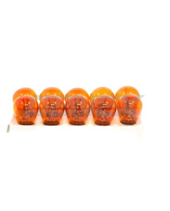 Bayonet Bulbs BAU15S, 12V, 21W, Amber - Box of 10