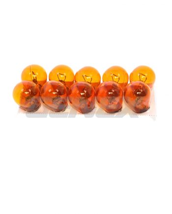 Bayonet Bulbs BA15S, 12V, 21W, Amber - Box of 10