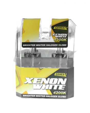 Halogen Bulbs, H1, 12V, 55W, Xenon White (4200k) - Box of 2