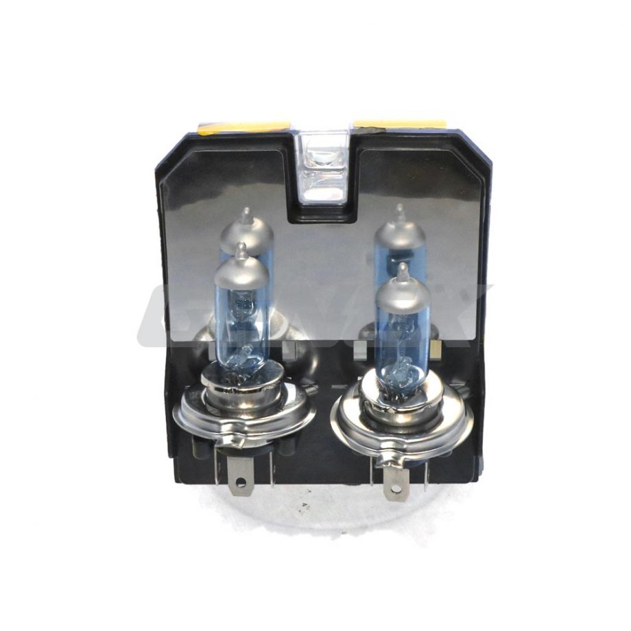 Halogen Bulb H4, 24V, 75/70W (P43T) - Xenon White (4200K) Pack of 2
