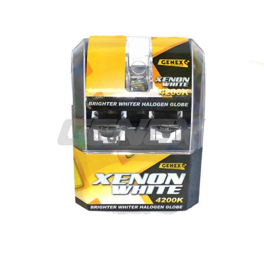 Halogen Bulb H4, 24V, 75/70W (P43T) - Xenon White (4200K) Pack of 2