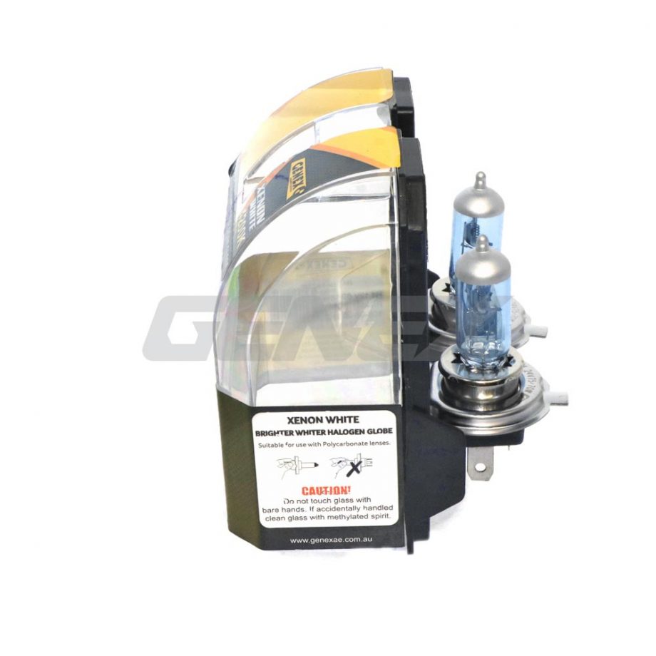Halogen Bulb H4, 24V, 75/70W (P43T) - Xenon White (4200K) Pack of 2