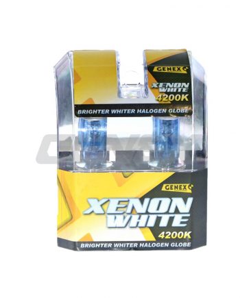 Halogen Bulbs, H4, 12V, 100/90W, Xenon White (4200K) - Box of 2