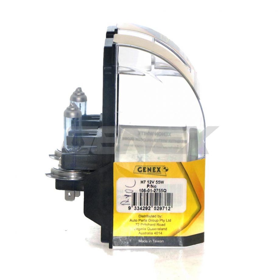 Halogen Bulbs, H7, 12V, 55W, Xenon White (4200k) - Box of 2