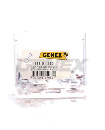 Red Mini Blade Fuse - 10A, Box of 50