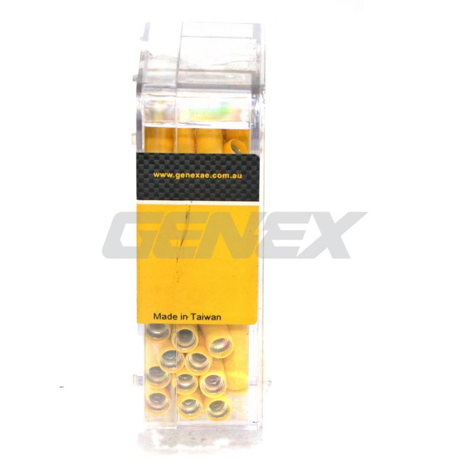 Insulated Butt Joiner Crimp Terminal - Yellow (6mm), Box of 100
