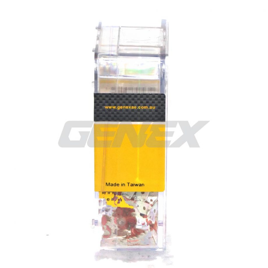 Insulated Male Blade Crimp Terminal - Red (6.4mm), Box of 100