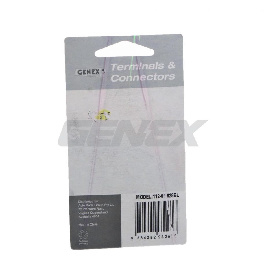 Insulated Eyelet Crimp Terminal - Blue (8mm), Box of 8