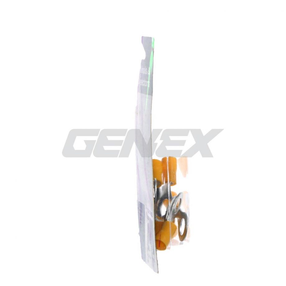 Insulated Eyelet Crimp Terminal - Yellow (8mm), Box of 8