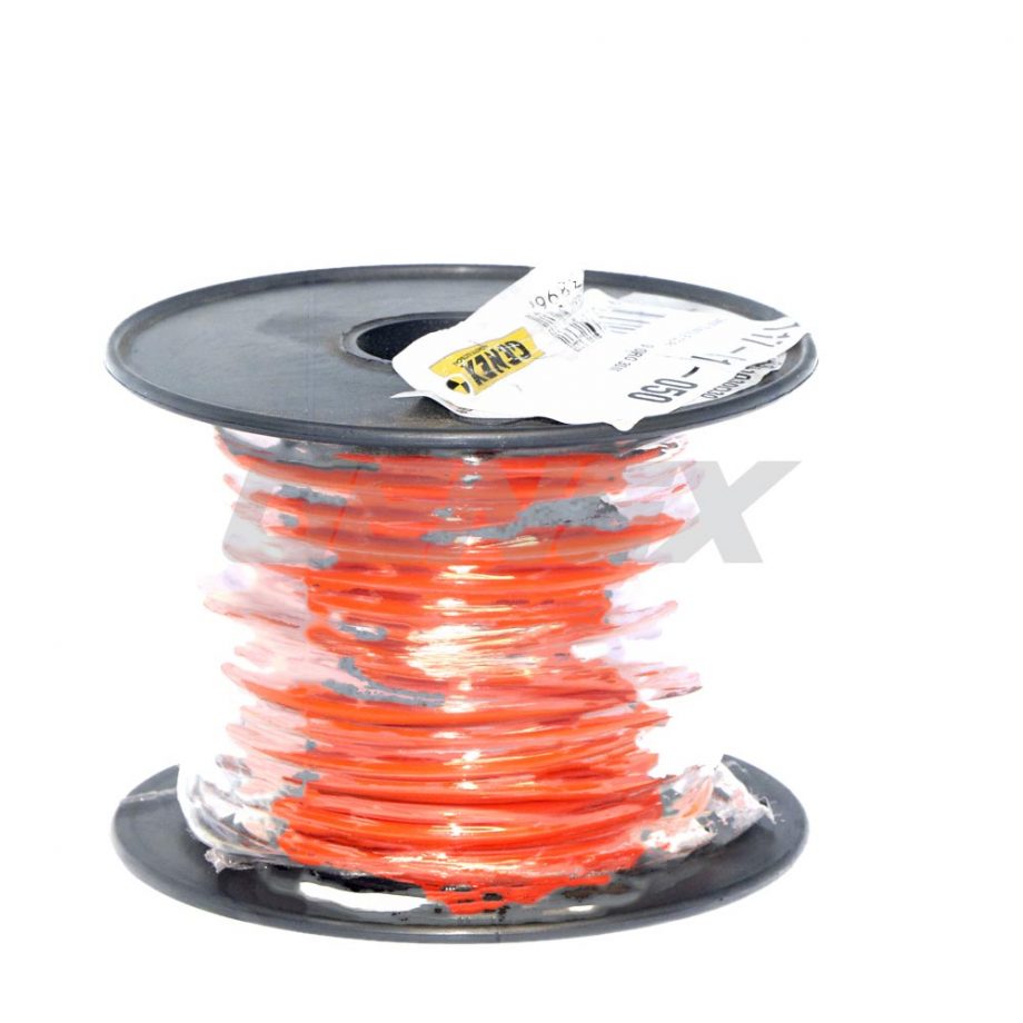 Orange Cable - 5mm, 37A, Roll of 30m