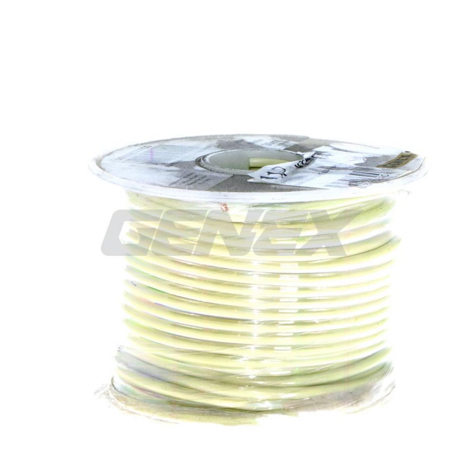 White Cable - 6mm, 51A, Roll of 30m