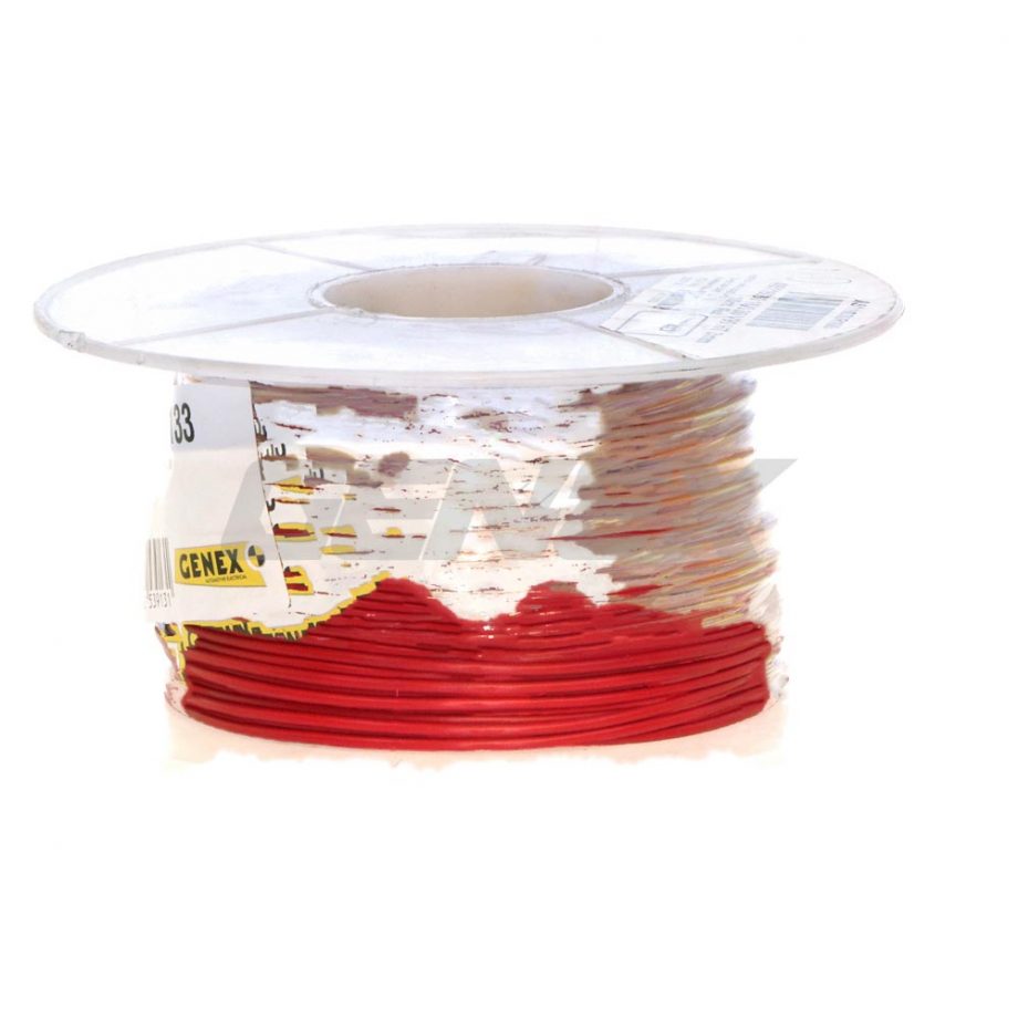 Red Cable - 3mm, 20A, Roll of 100m