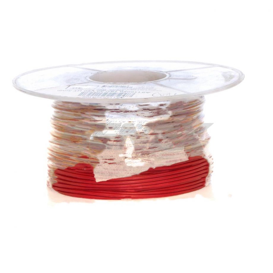 Red Cable - 3mm, 20A, Roll of 100m
