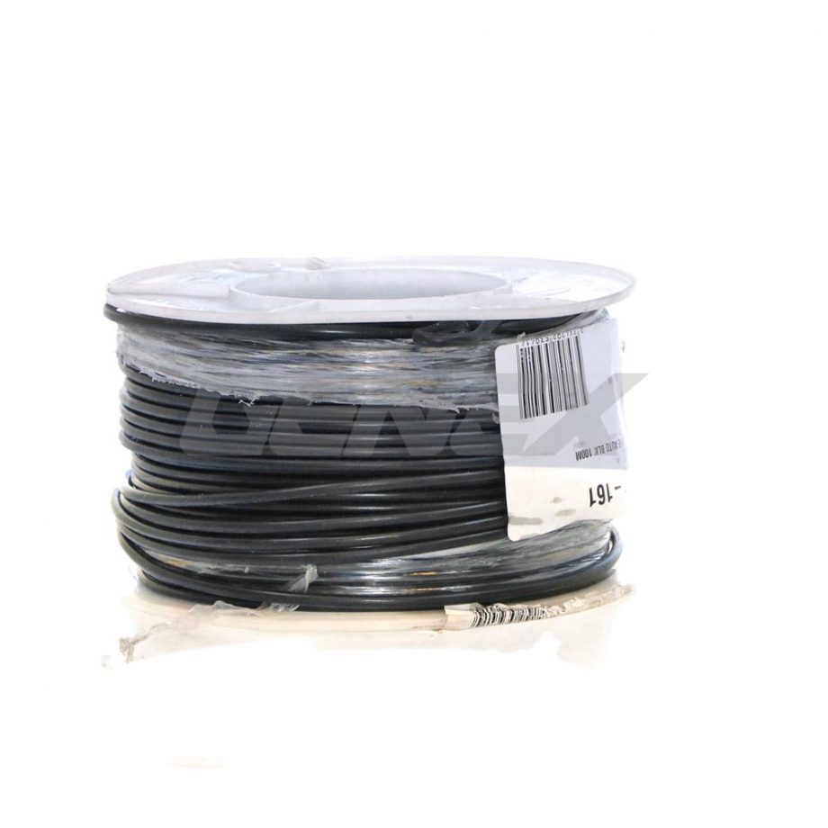 Black Cable - 6mm, 51A, Roll of 100m