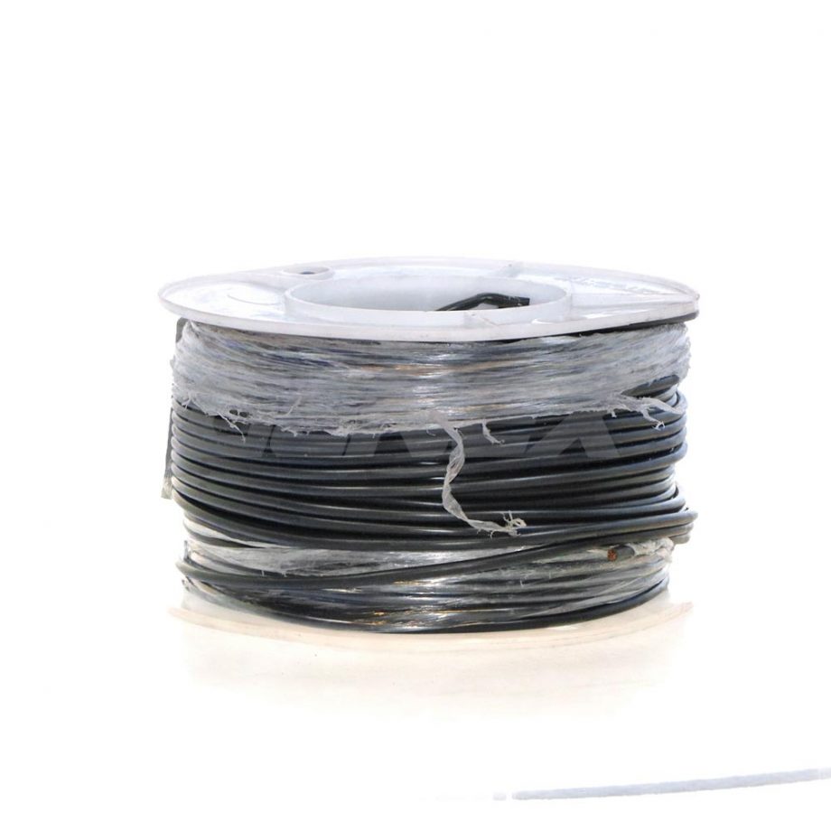 Black Cable - 6mm, 51A, Roll of 100m
