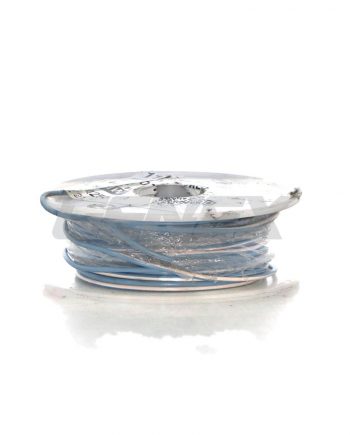 Blue Cable/White Trace - 3mm, 20A, Roll of 30m