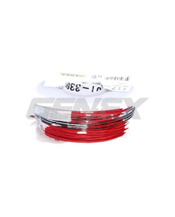 Red Cable/Blue Trace - 3mm, 20A, Roll of 30m