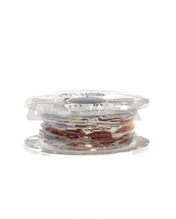 Red Cable/White Trace - 3mm, 20A, Roll of 30m