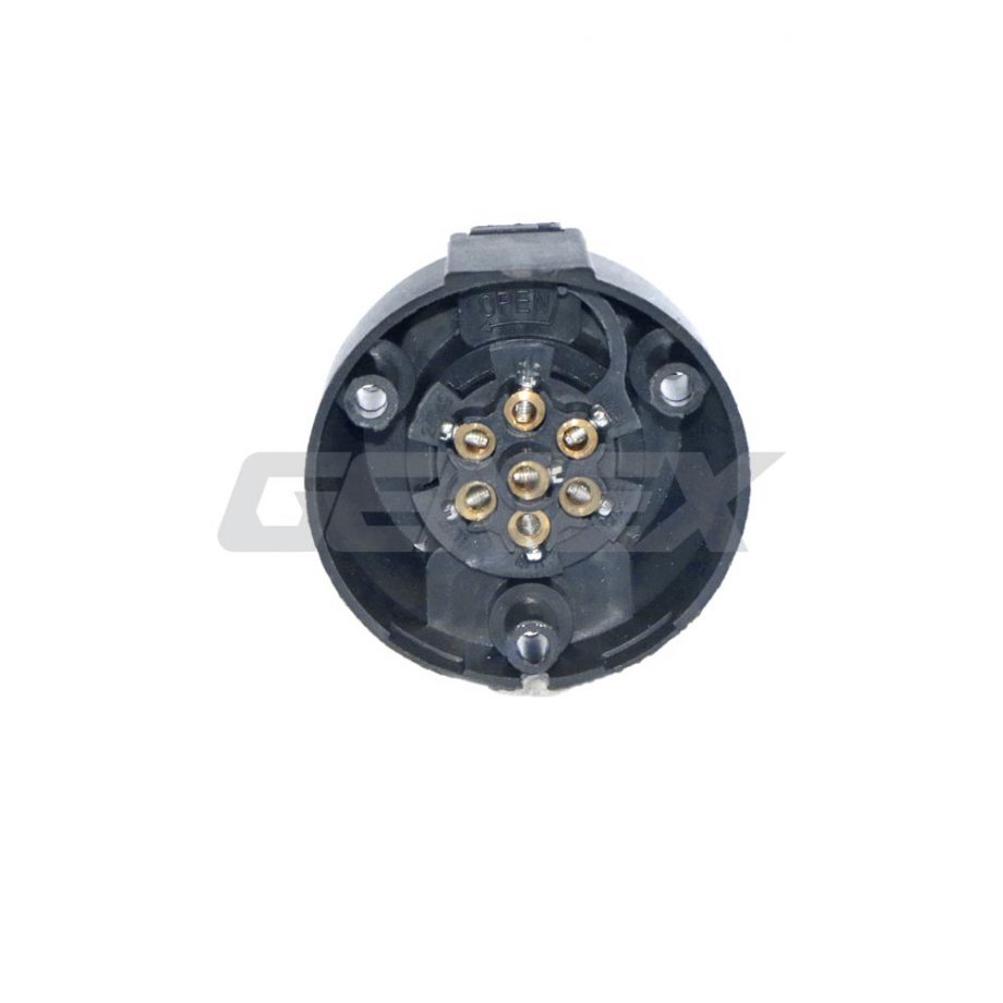 Trailer Socket - 7 Pin Large, UV Resistant Plastic