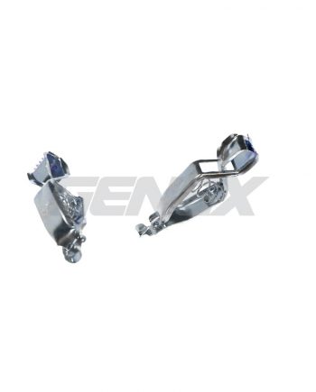 Test Non-Insulated Alligator Clips - 50A, Zinc Plated