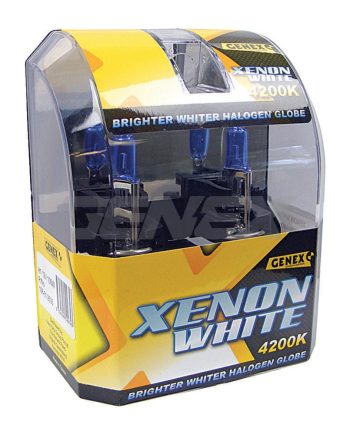 Halogen H1, 12V, 100W, Xenon White (4200K) - Box of 2
