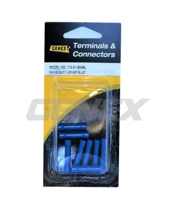 Insulated Butt Joiner Crimp Terminal - Blue (8mm)