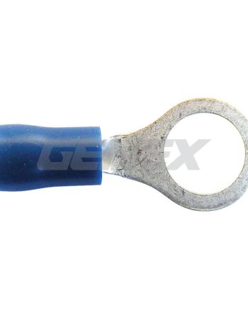 Insulated Eyelet Crimp Terminal - Blue (8mm), Box of 100
