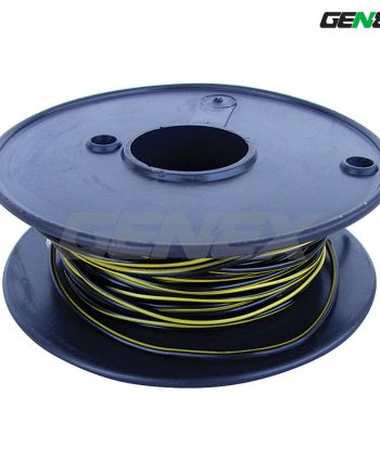 Black Cable/Yellow Trace - 3mm, 20A, Roll of 30m